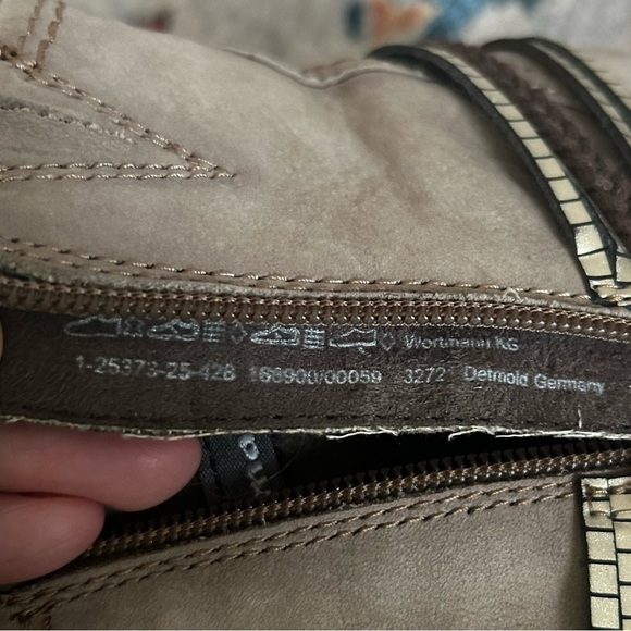 Tamaris Tan Ankle Height Bootie Size 41 US 9.5 - Picture 9 of 9